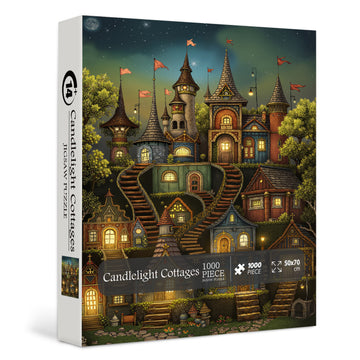 Candlelight Cottages Jigsaw Puzzle 1000 Pieces